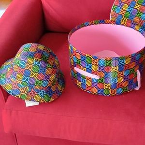 Gucci bucket hat nwt unisex